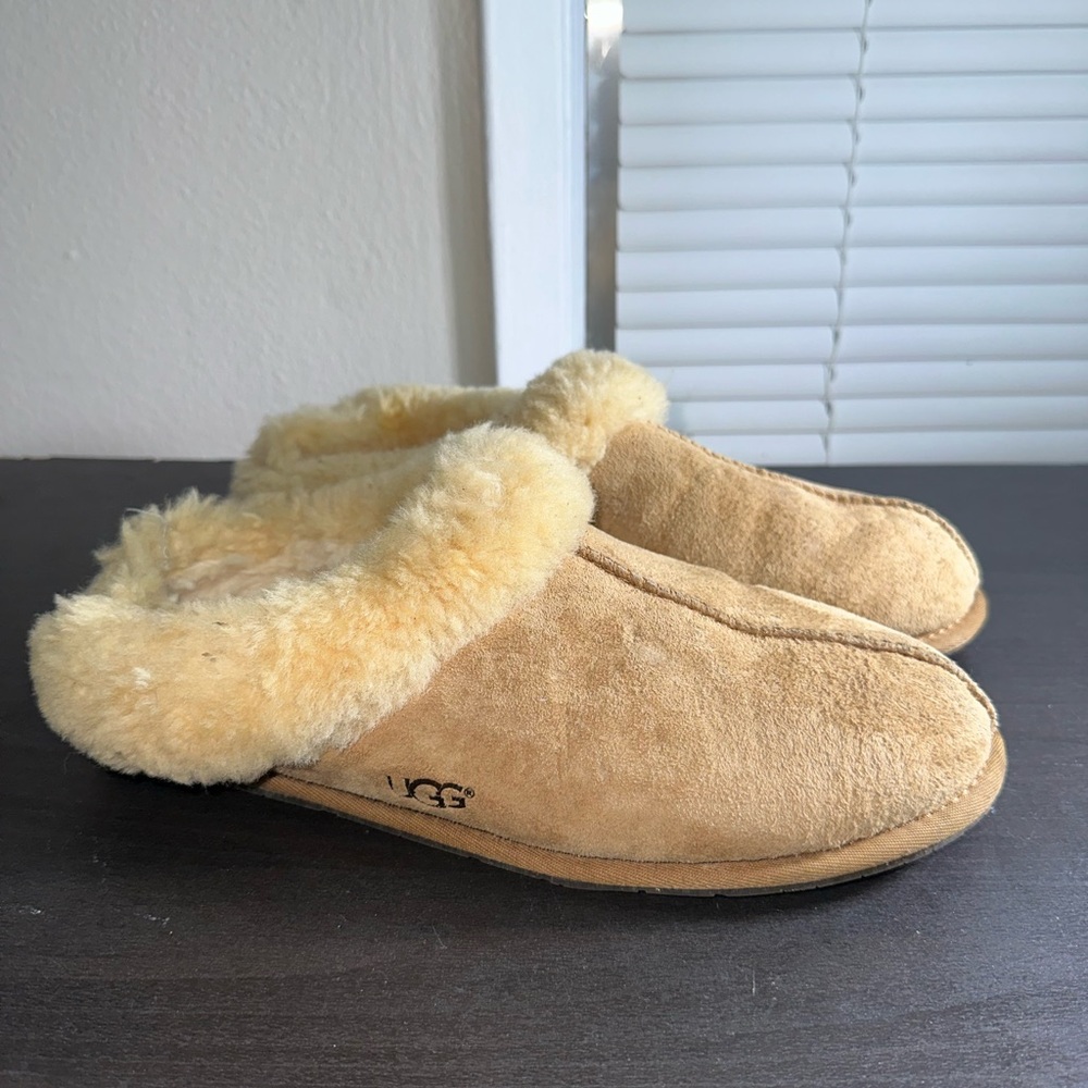 UGG Classic Tan Sheepskin Slippers